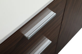 Baldwin Vanity Sink Set in Walnut