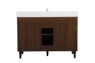 Baldwin Vanity Sink Set in Walnut