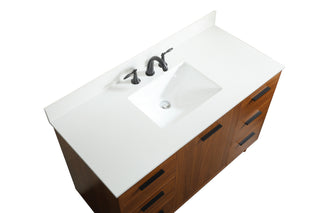 Baldwin Vanity Sink Set in Teak