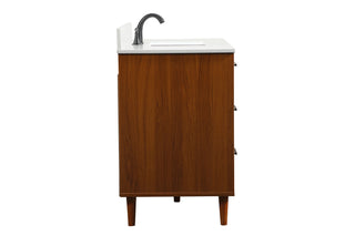 Baldwin Vanity Sink Set in Teak