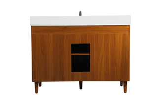 Baldwin Vanity Sink Set in Teak