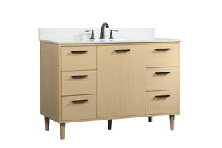 Baldwin Vanity Sink Set in Maple
