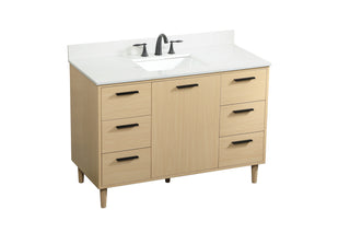 Baldwin Vanity Sink Set in Maple