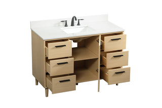 Baldwin Vanity Sink Set in Maple