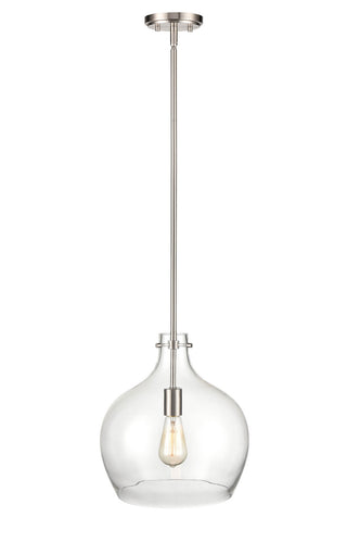 One Light Pendant in Modern Gold