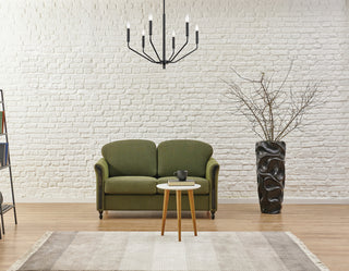 Laurell Six Light Chandelier in Matte Black
