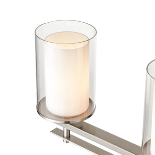 Huderson Four Light Wall Sconce in Brushed Nickel