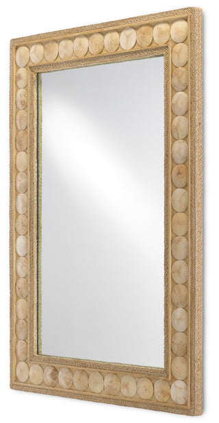 Buko Mirror in Straw/Natural