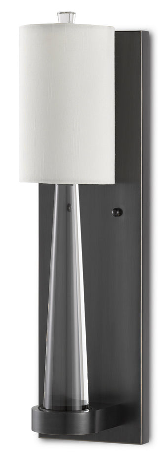 Junia One Light Wall Sconce in Clear/Oil Rubbed Bronze