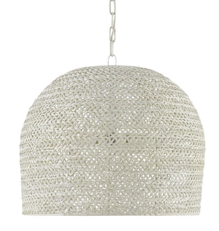 Piero Three Light Chandelier in White