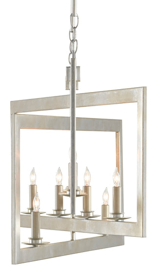 Middleton 11 Light Chandelier in Contemporary Silver Leaf