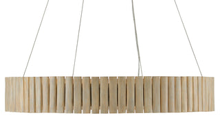 Tetterby Six Light Chandelier in Light Taupe/Smokewood