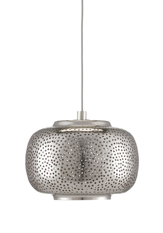 Pepper One Light Pendant in Nickel/Silver