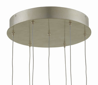Pepper Seven Light Pendant in Nickel/Silver