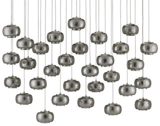 Pepper 30 Light Pendant in Nickel/Silver