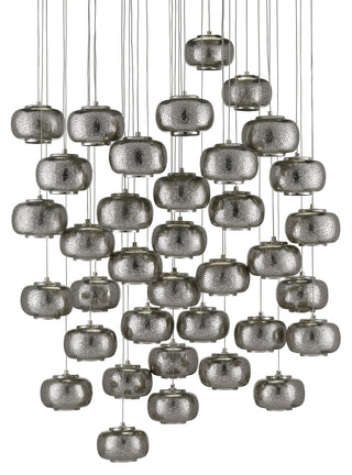 Pepper 36 Light Pendant in Nickel/Silver