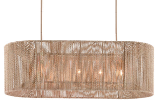 Mereworth Five Light Chandelier in Natural/Beige