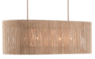 Mereworth Five Light Chandelier in Natural/Beige