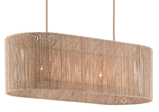 Mereworth Five Light Chandelier in Natural/Beige
