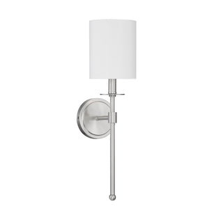 One Light Wall Sconce in Brushed Nickel