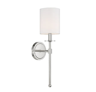 One Light Wall Sconce in Polished Nickel