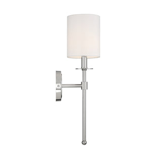 One Light Wall Sconce in Polished Nickel