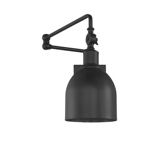 One Light Wall Sconce in Matte Black