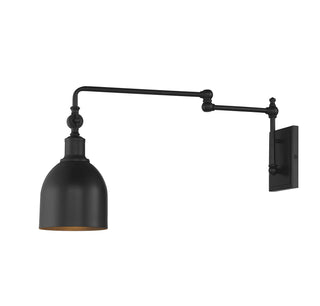 One Light Wall Sconce in Matte Black
