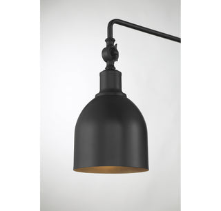 One Light Wall Sconce in Matte Black
