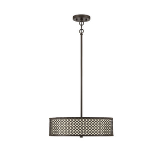 Three Light Pendant in Oil Rubbed Bronze