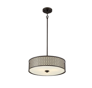 Three Light Pendant in Oil Rubbed Bronze