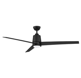 56" Ceiling Fan in Matte Black