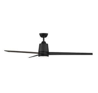56" Ceiling Fan in Matte Black