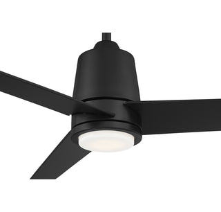 56" Ceiling Fan in Matte Black