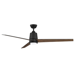 56" Ceiling Fan in Matte Black