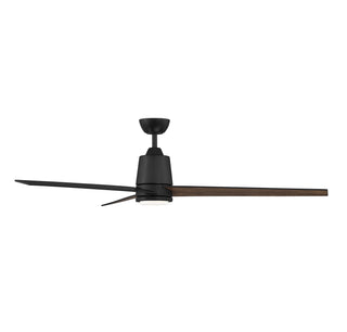 56" Ceiling Fan in Matte Black