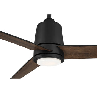 56" Ceiling Fan in Matte Black