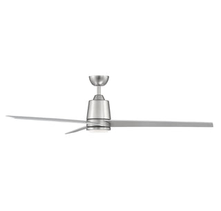 56" Ceiling Fan in Brushed Nickel