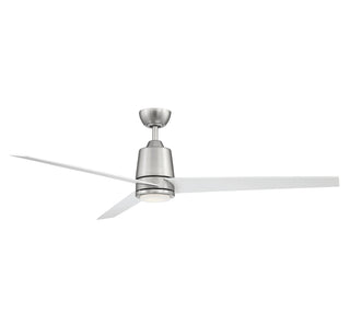 56" Ceiling Fan in Brushed Nickel