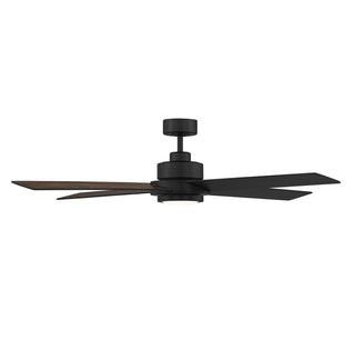 56" Ceiling Fan in Matte Black
