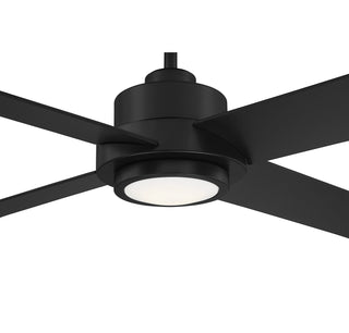 56" Ceiling Fan in Matte Black