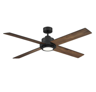 56" Ceiling Fan in Matte Black