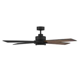 56" Ceiling Fan in Matte Black