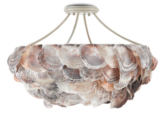 Seahouse Six Light Chandelier in Natural/Smokewood