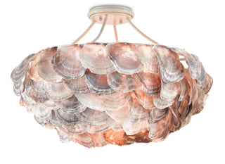 Seahouse Six Light Chandelier in Natural/Smokewood
