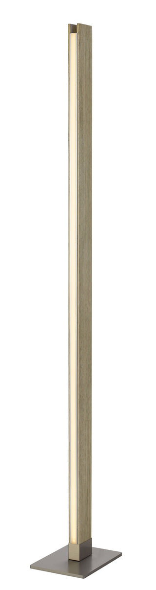 Colmar LED Floor Lamp in Rubber Wood