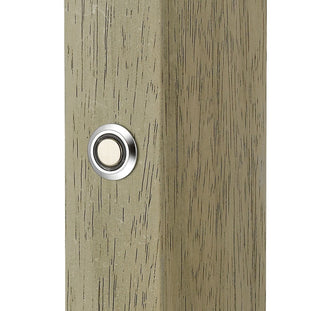 Colmar LED Floor Lamp in Rubber Wood