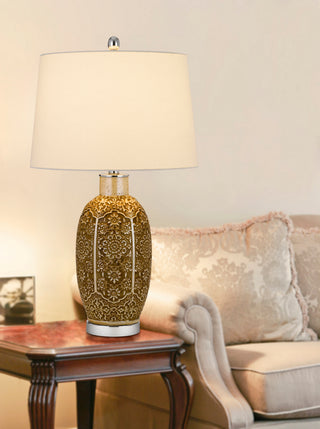 Olive One Light Table Lamp in Cinnamon