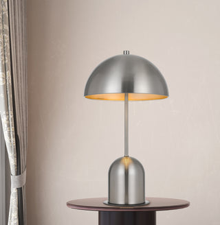 Peppa One Light Accent Lamp in Brushed Steel