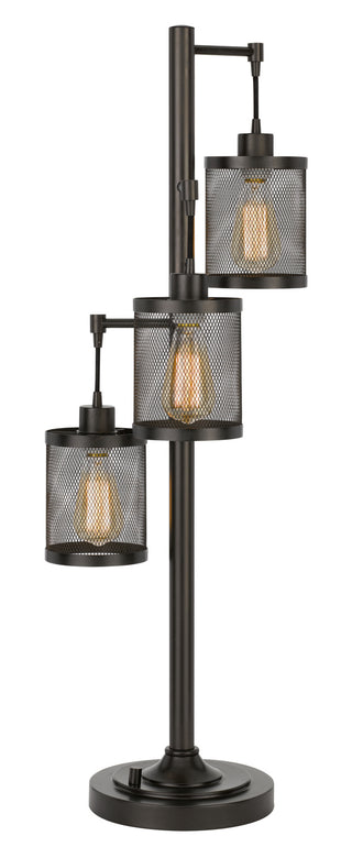 Pacific Three Light Table Lamp in Dark Bronze